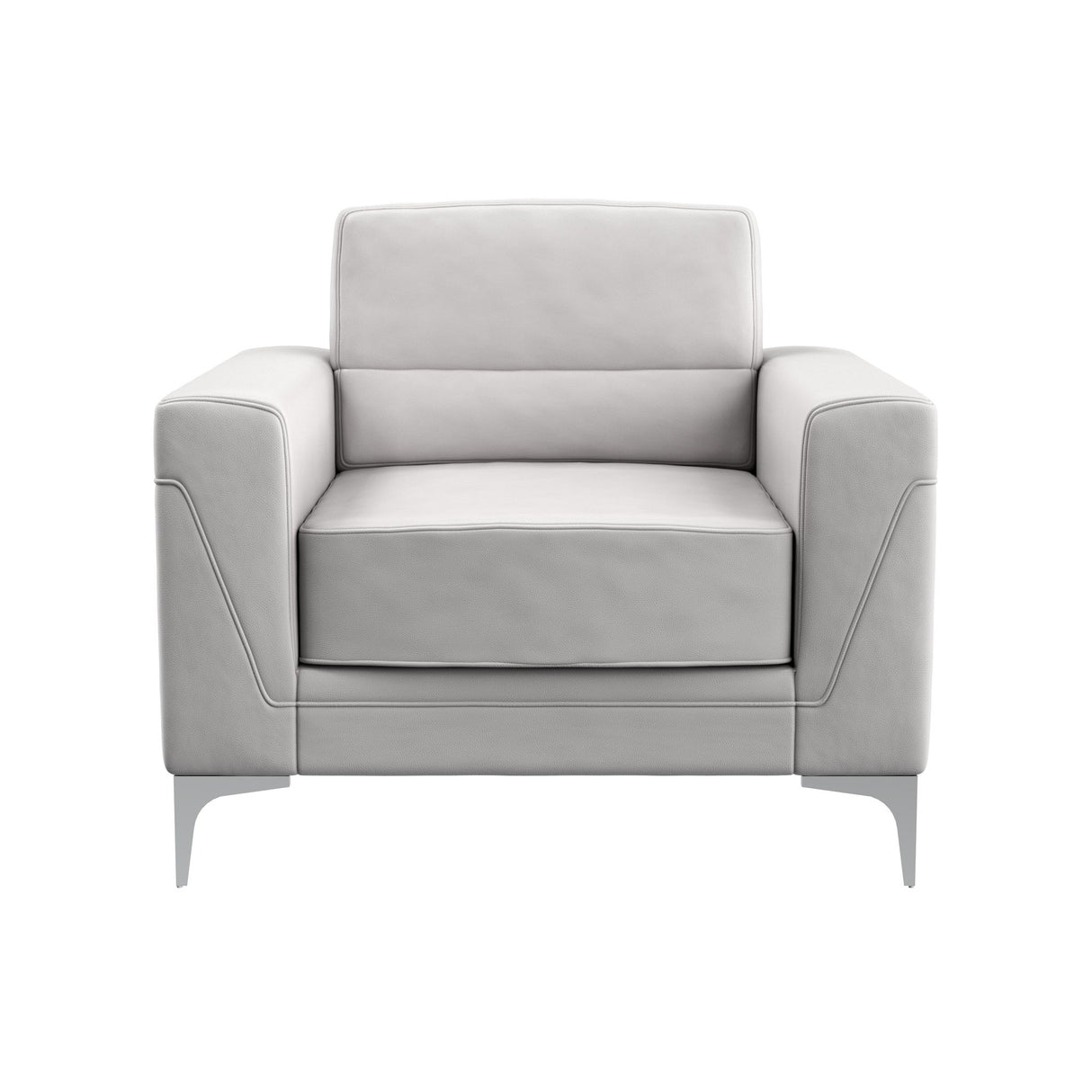 Creta - Chair - Light Gray by Global Furniture USA | Bel Furniture