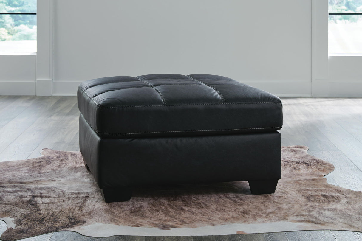 Barlin Mills - Oversized Accent Ottoman - Carbon