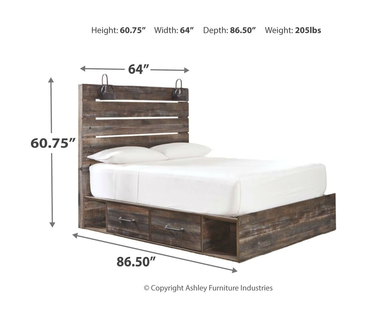 Drystan - Panel Bed by Signature Design by Ashley® | Bel Furniture