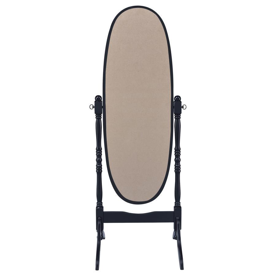 Foyet - Wood Adjustable Length Cheval Mirror by CoasterEveryday | Bel Furniture