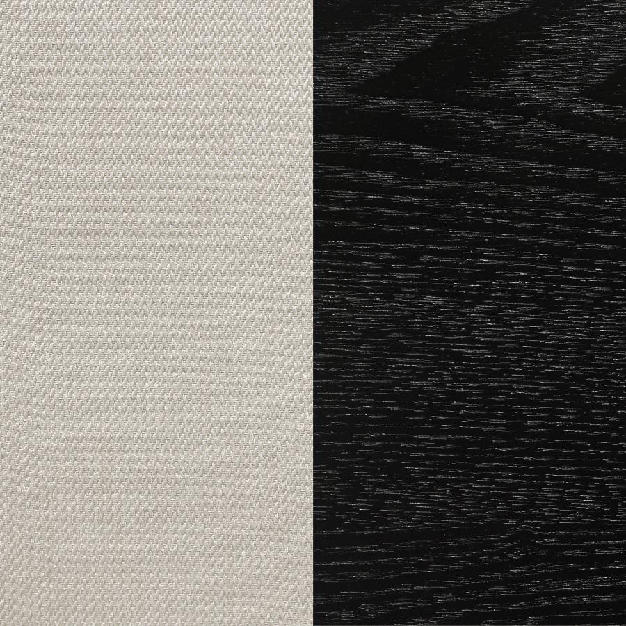 Louise - Upholstered Wood Dining Side Chairs (Set of 2) - Black by CoasterEveryday | Bel Furniture