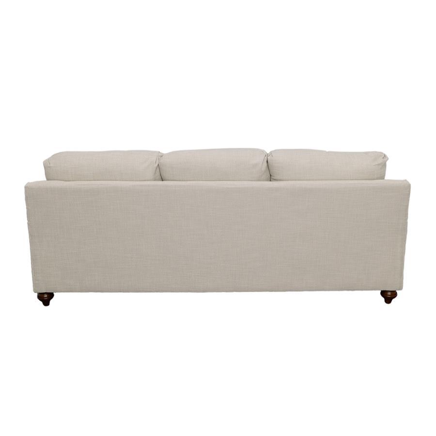Glenn - Upholstered English Arm Sofa - Light Gray by CoasterElevations | Bel Furniture