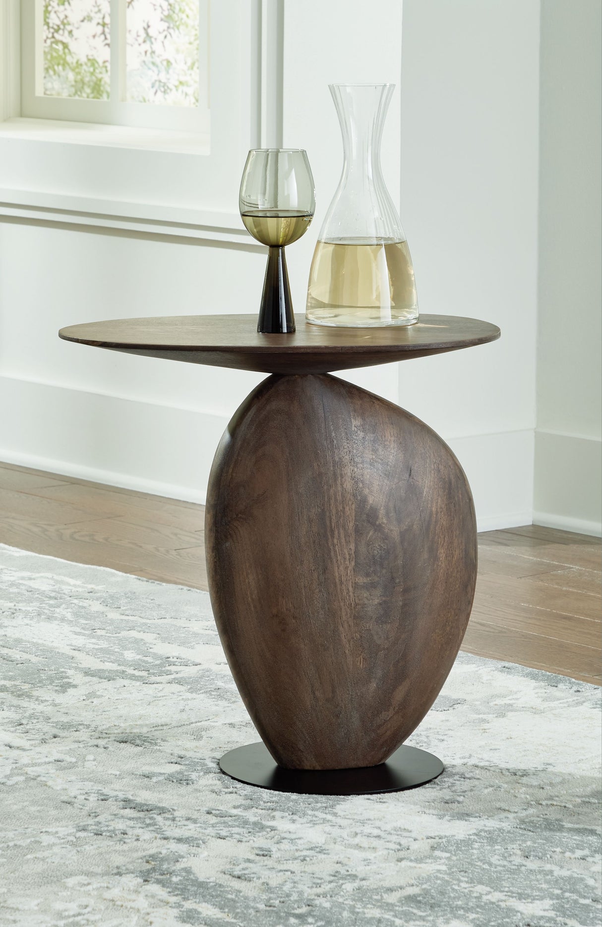 Cormmet - Brown / Black - Accent Table by Signature Design by Ashley® | Bel Furniture