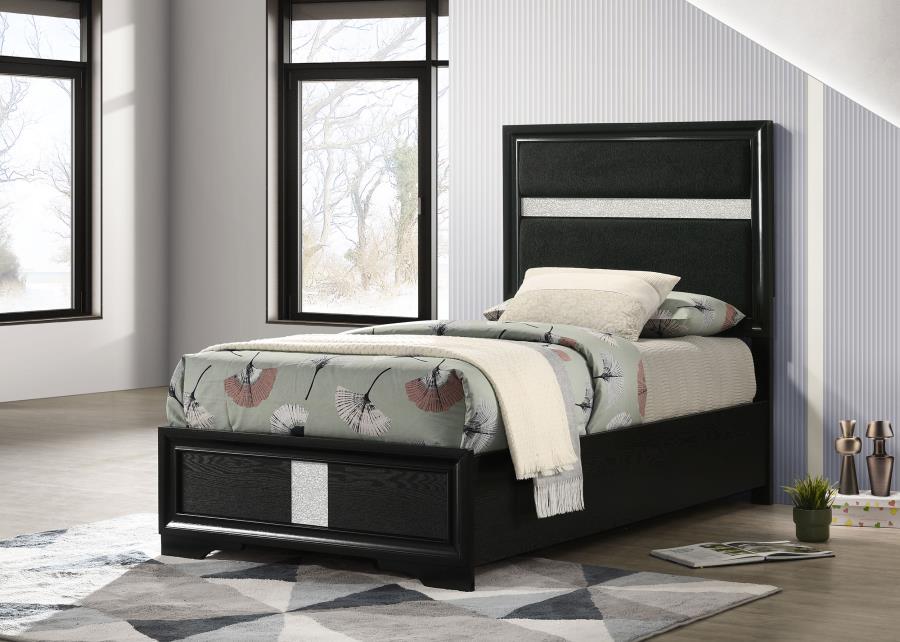 Miranda - Upholstered Panel Bed by Coaster Fine Furniture | Bel Furniture