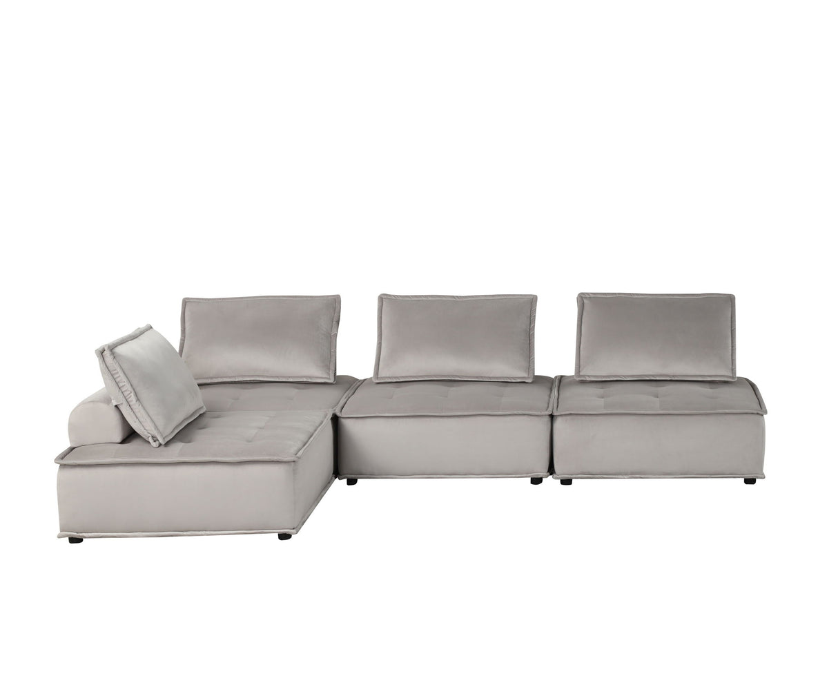 Anna - Stylish Sectional Sofa Ottoman