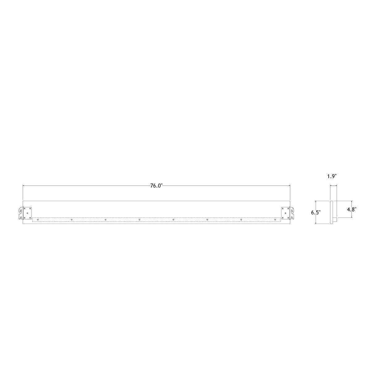 Skye - Marble Full Bed - White