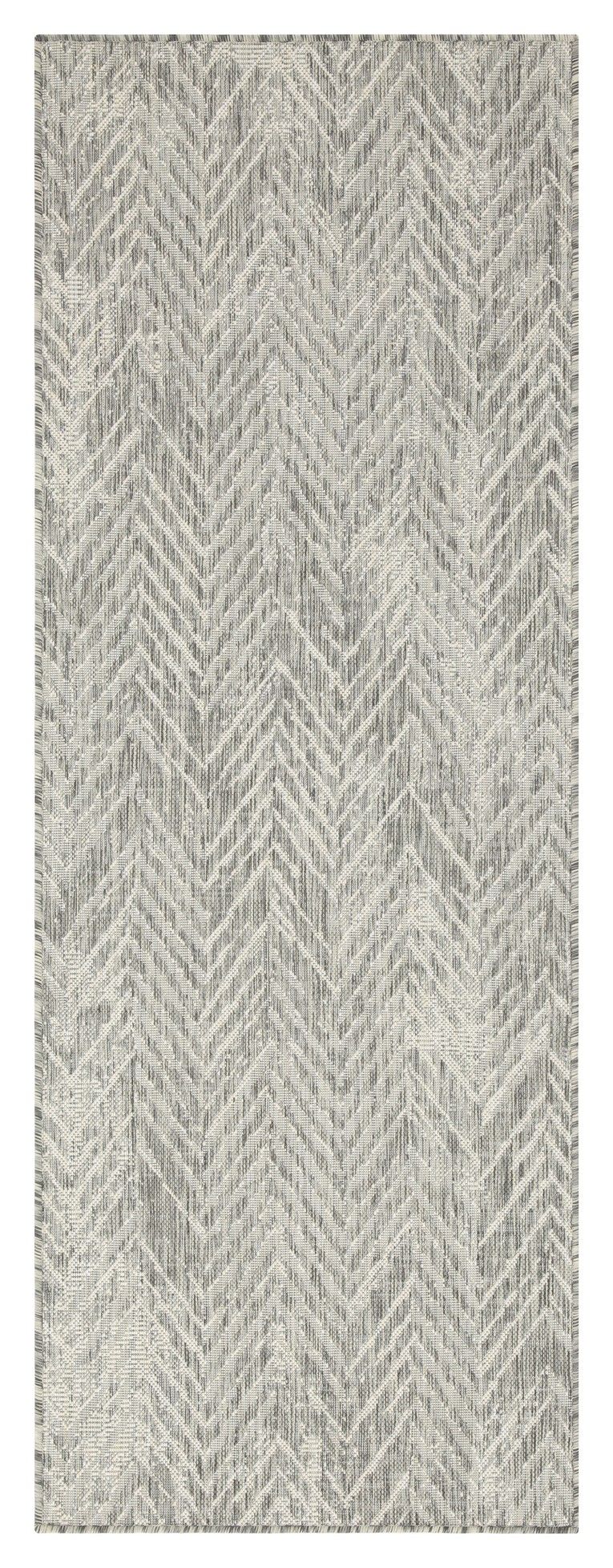 Sunshine - 2'7" X 7'3" Indoor / Outdoor, Area Rug Polypropylene Gray by Icona Home Decor | Bel Furniture
