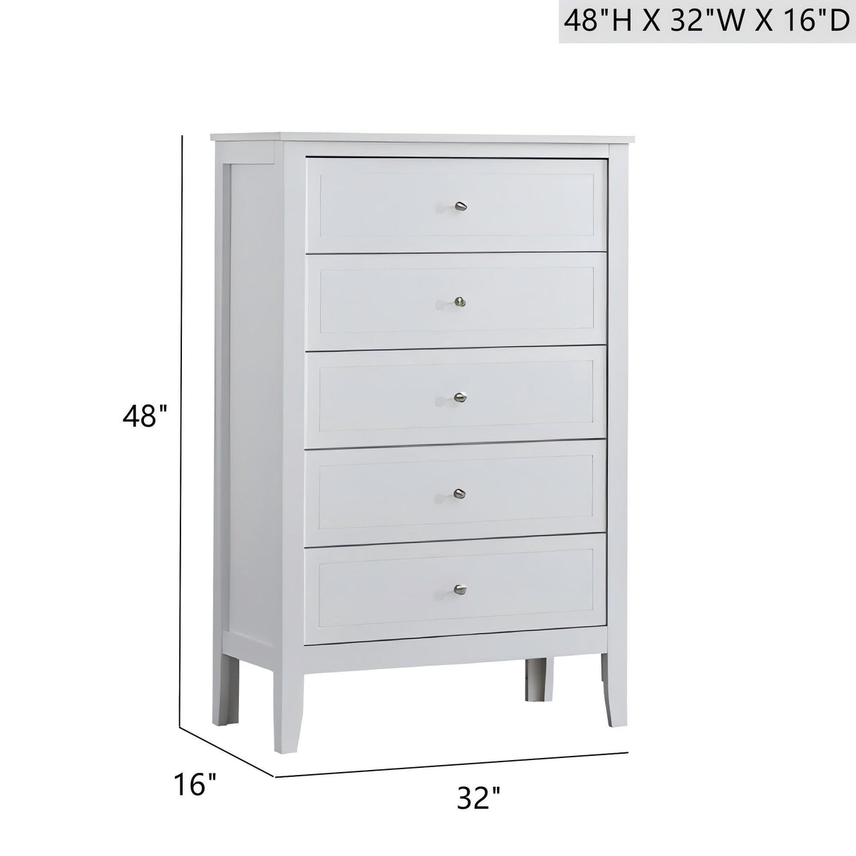Daniel - Chest, 5 Drawer Storage Unit