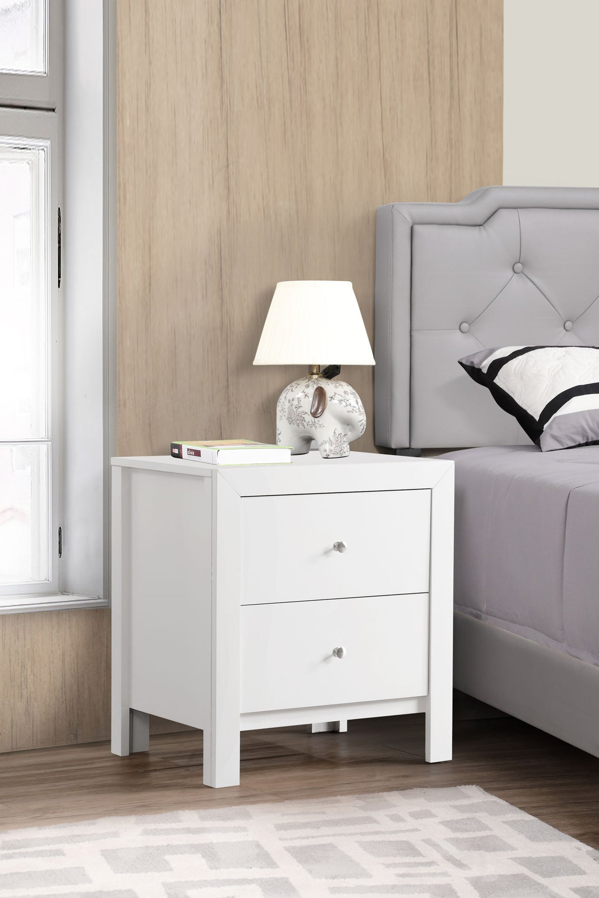 Charming Nightstand With Drawers - view 5