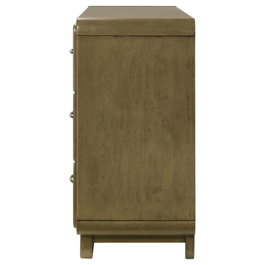 Amsbury - 6-Drawer Dresser Cabinet - Nutmeg by Coaster Fine Furniture | Bel Furniture