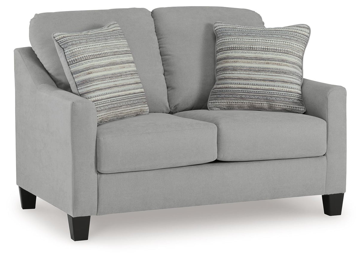 Adlai - Shadow - Loveseat by Signature Design by Ashley® | Bel Furniture