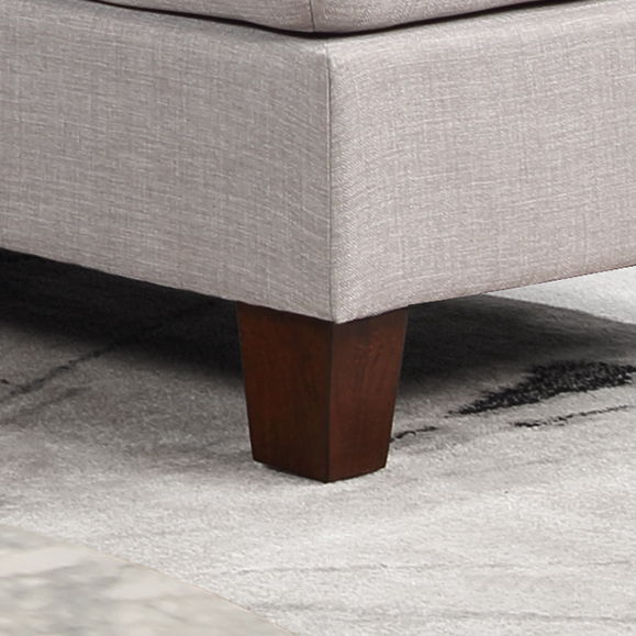 Dalia - Linen Modern Sectional Sofa With Chaise by Lilola Home | Bel Furniture