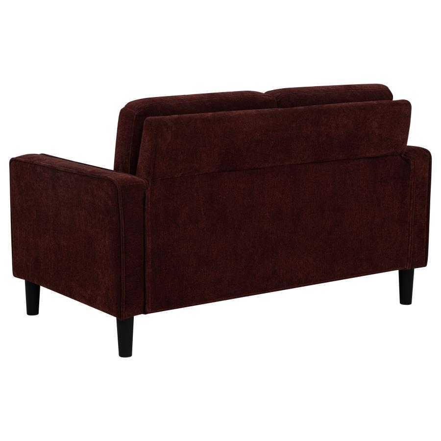 Ruth - Upholstered Track Arm Sofa Set
