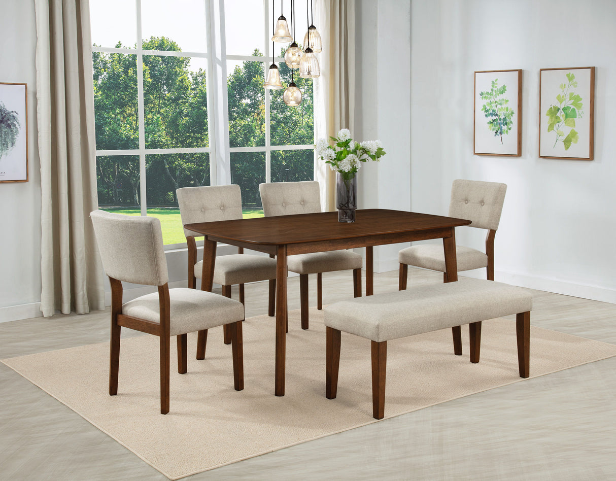 Gregory - Dining Table - Brown by Crown Mark | Bel Furniture