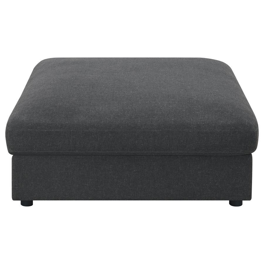 Serene - Square Upholstered Ottoman by CoasterEssence | Bel Furniture