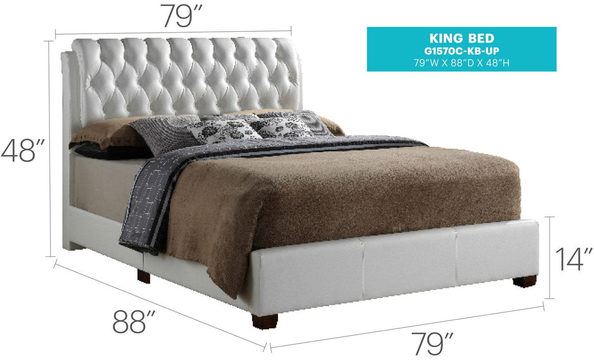 Tufted Upholstered Bed