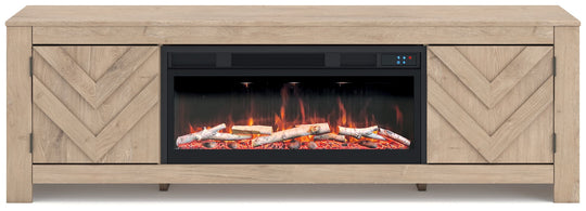 Cayboni - LG TV Stand With Fireplace Option by Signature Design by Ashley® | Bel Furniture