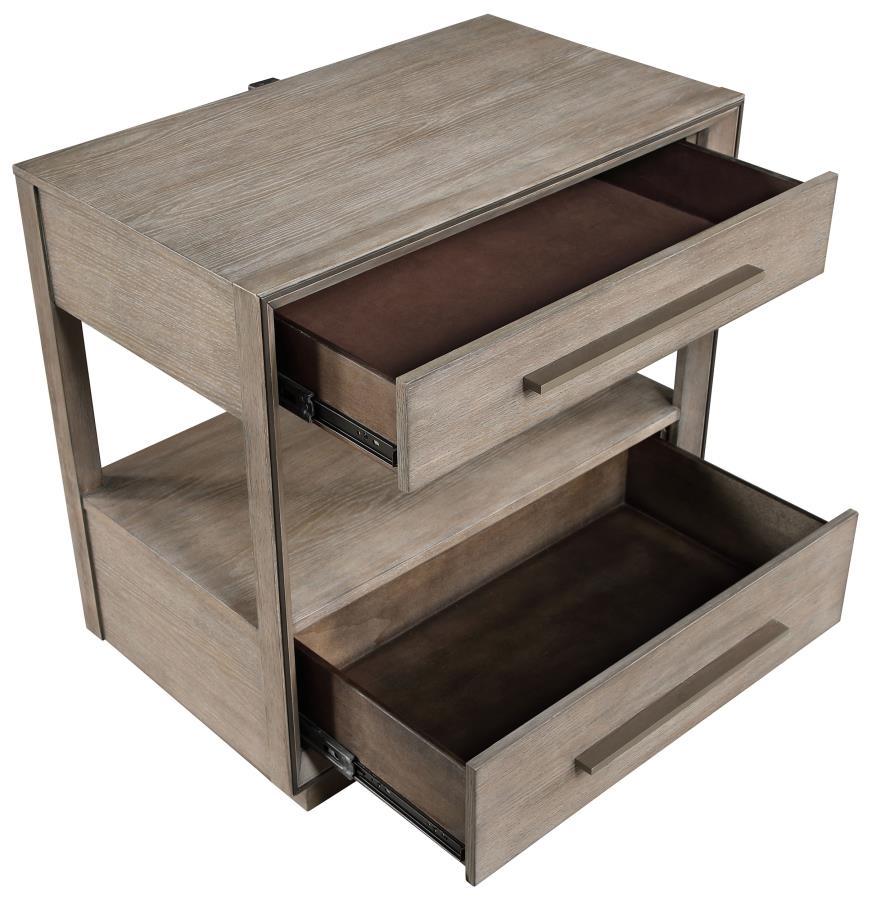 Durango - 2-Drawer Nightstand by CoasterElevations | Bel Furniture