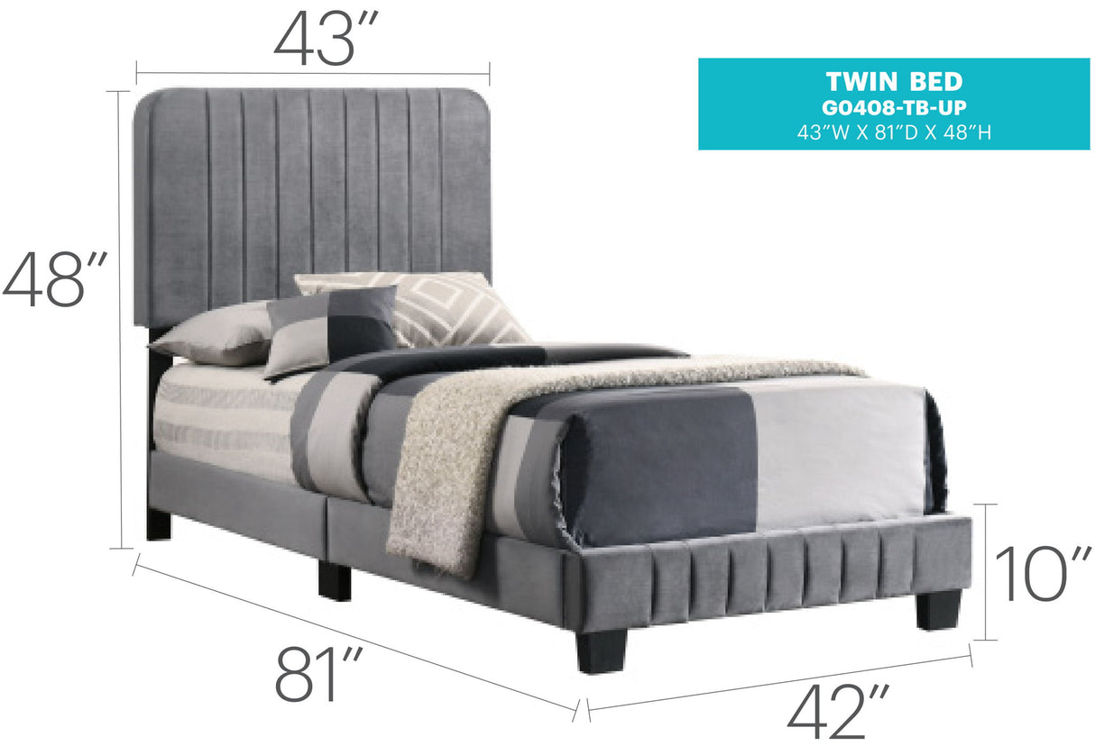 Channel Tufted Bed - view 15