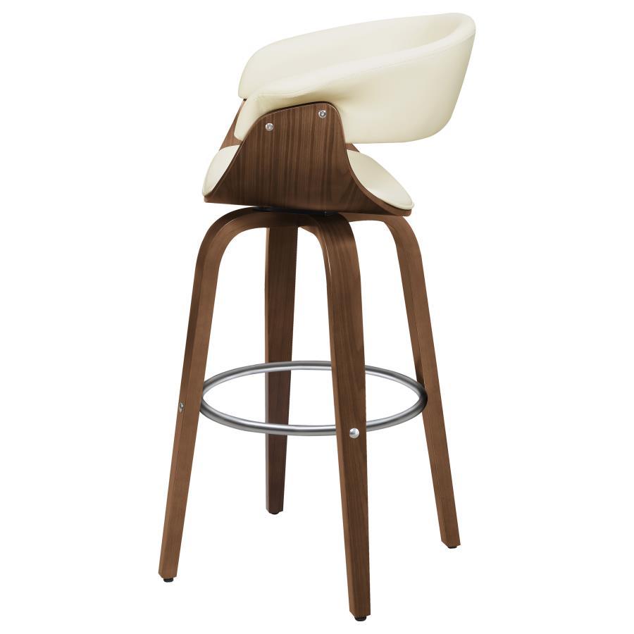 Zion - Upholstered Swivel Bar Stool by CoasterEssence | Bel Furniture