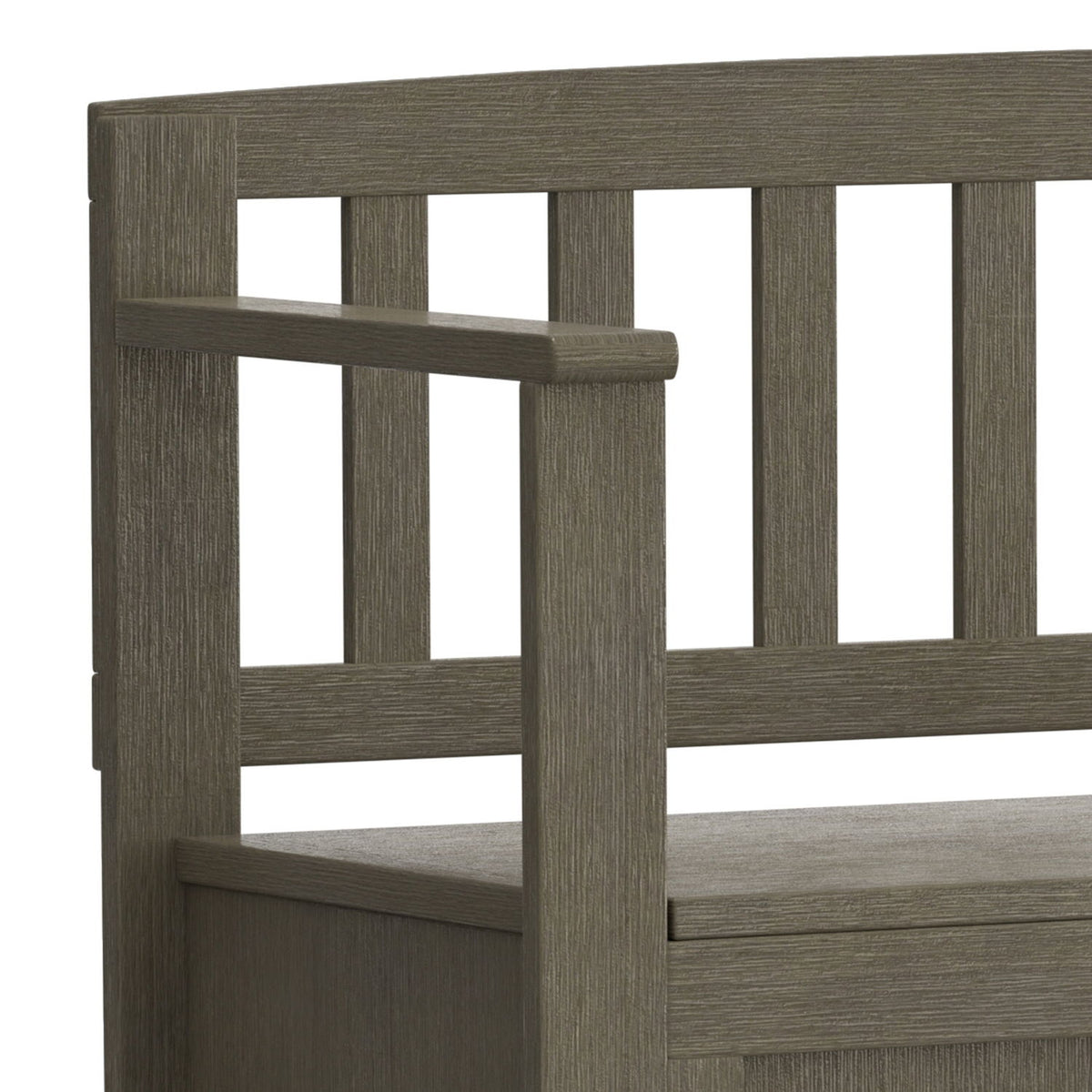 Brooklyn - Entryway Storage Bench - Farmhouse Gray