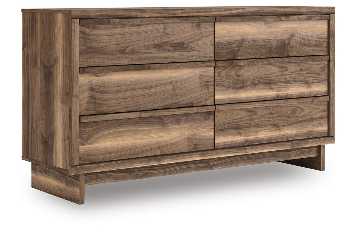 Chirason - Brown - Six Drawer Dresser by Signature Design by Ashley® | Bel Furniture