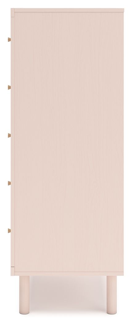 Wistenpine - Blush - Five Drawer Chest by Signature Design by Ashley® | Bel Furniture