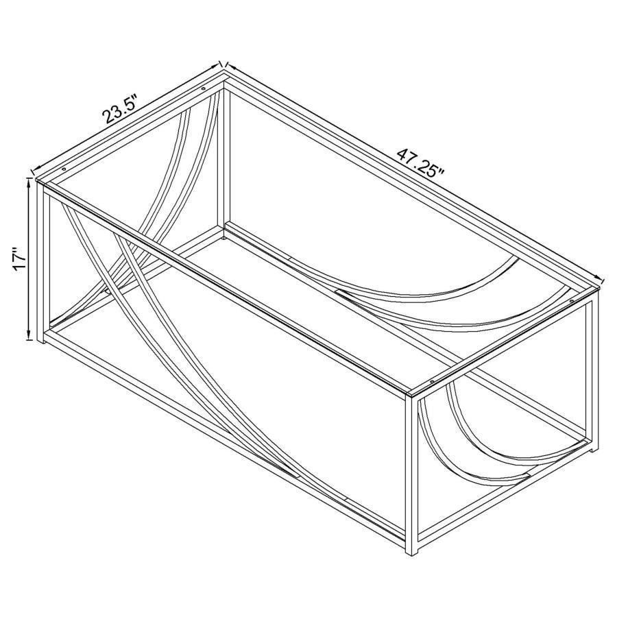 Lille - Glass Top Coffee And End Table Set