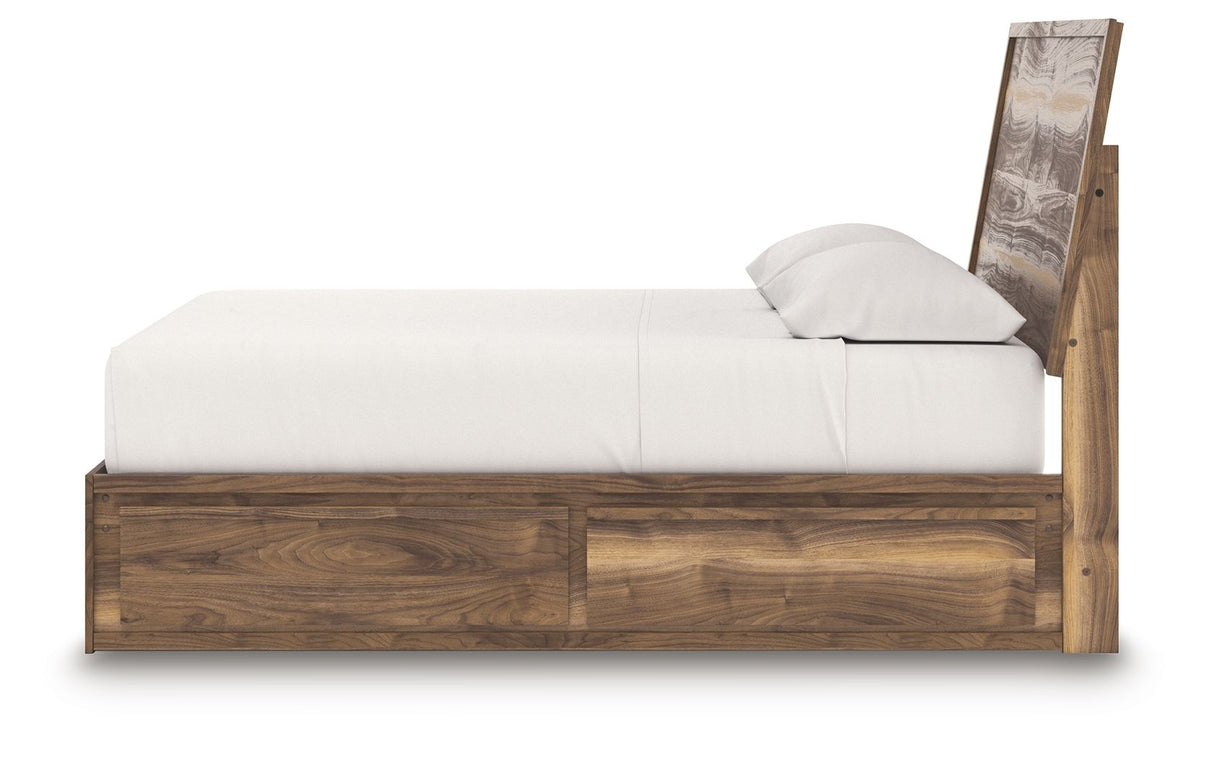 Chirason - Panel Bed With Storage