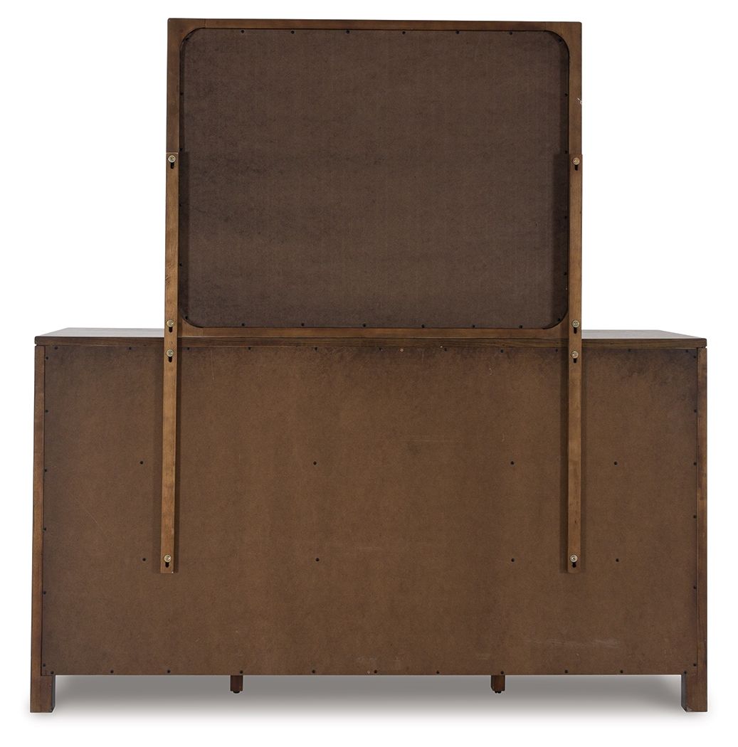 Cabalynn - Light Brown - Dresser And Mirror by Signature Design by Ashley® | Bel Furniture