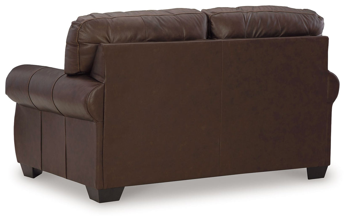 Colleton - Dark Brown - Loveseat by Signature Design by Ashley® | Bel Furniture