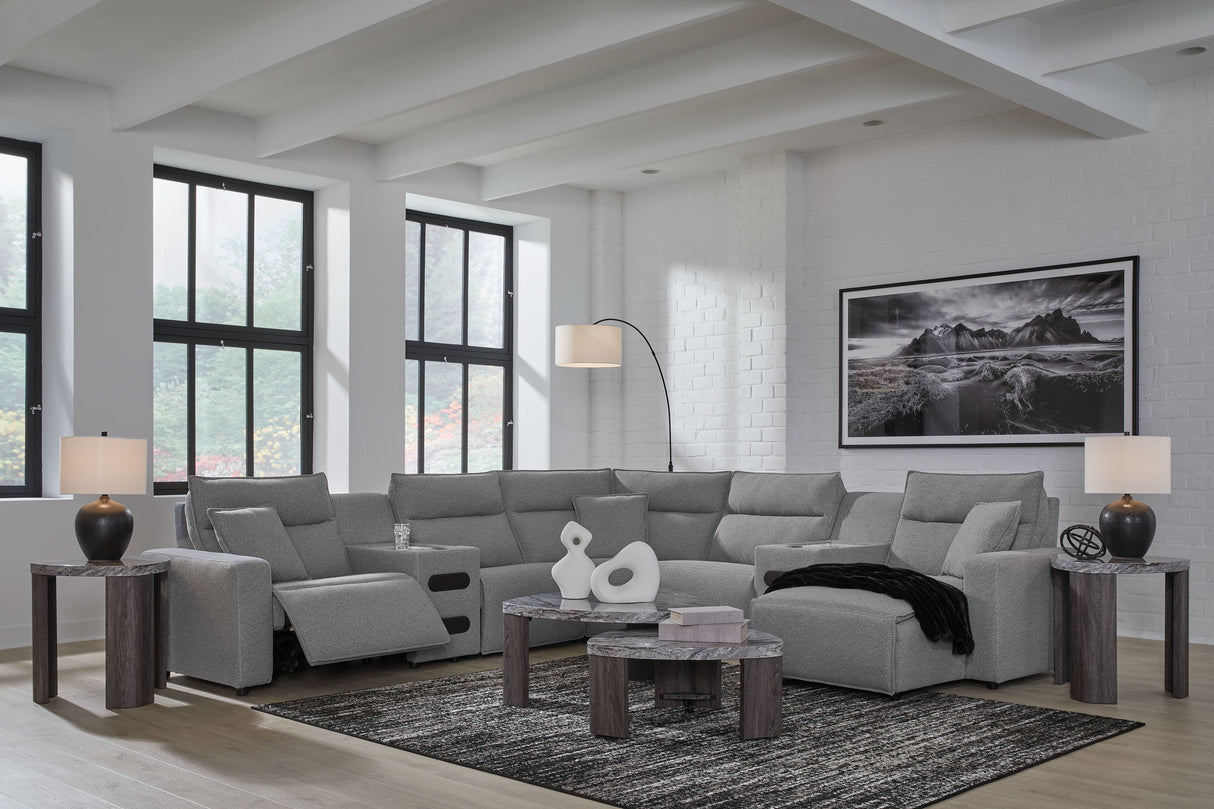 Modmax - Salt And Pepper - Reclining Sectional by Signature Design by Ashley® | Bel Furniture