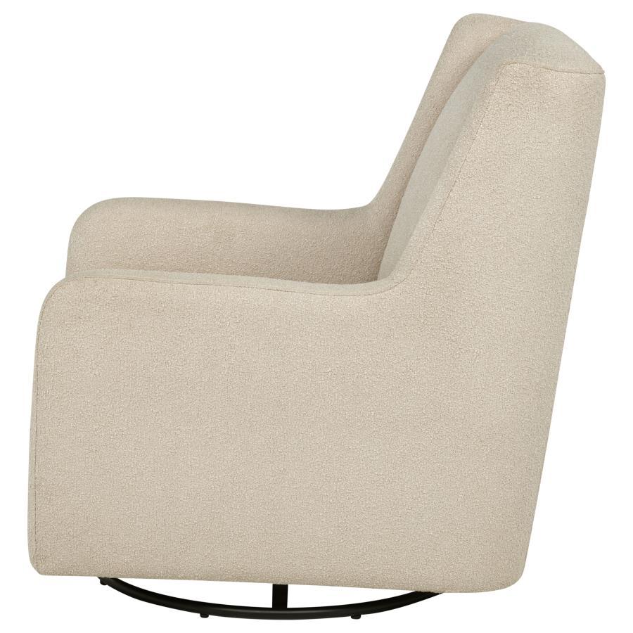 Serra - Boucle Upholstered Swivel Glider Recliner by Coaster Fine Furniture | Bel Furniture
