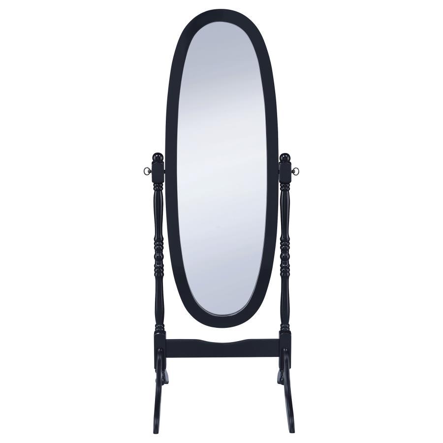 Foyet - Wood Adjustable Length Cheval Mirror by CoasterEveryday | Bel Furniture