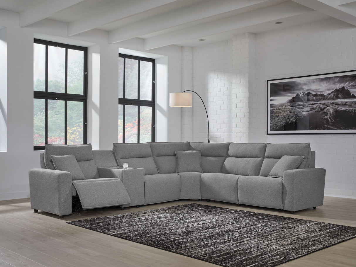 Modmax - Salt And Pepper - Reclining Sectional by Signature Design by Ashley® | Bel Furniture
