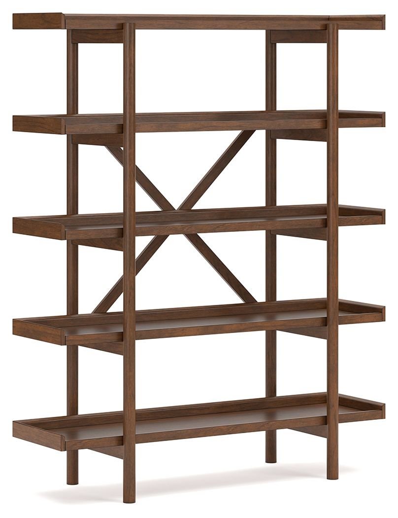 Lyncott - Brown - Bookcase by Signature Design by Ashley® | Bel Furniture