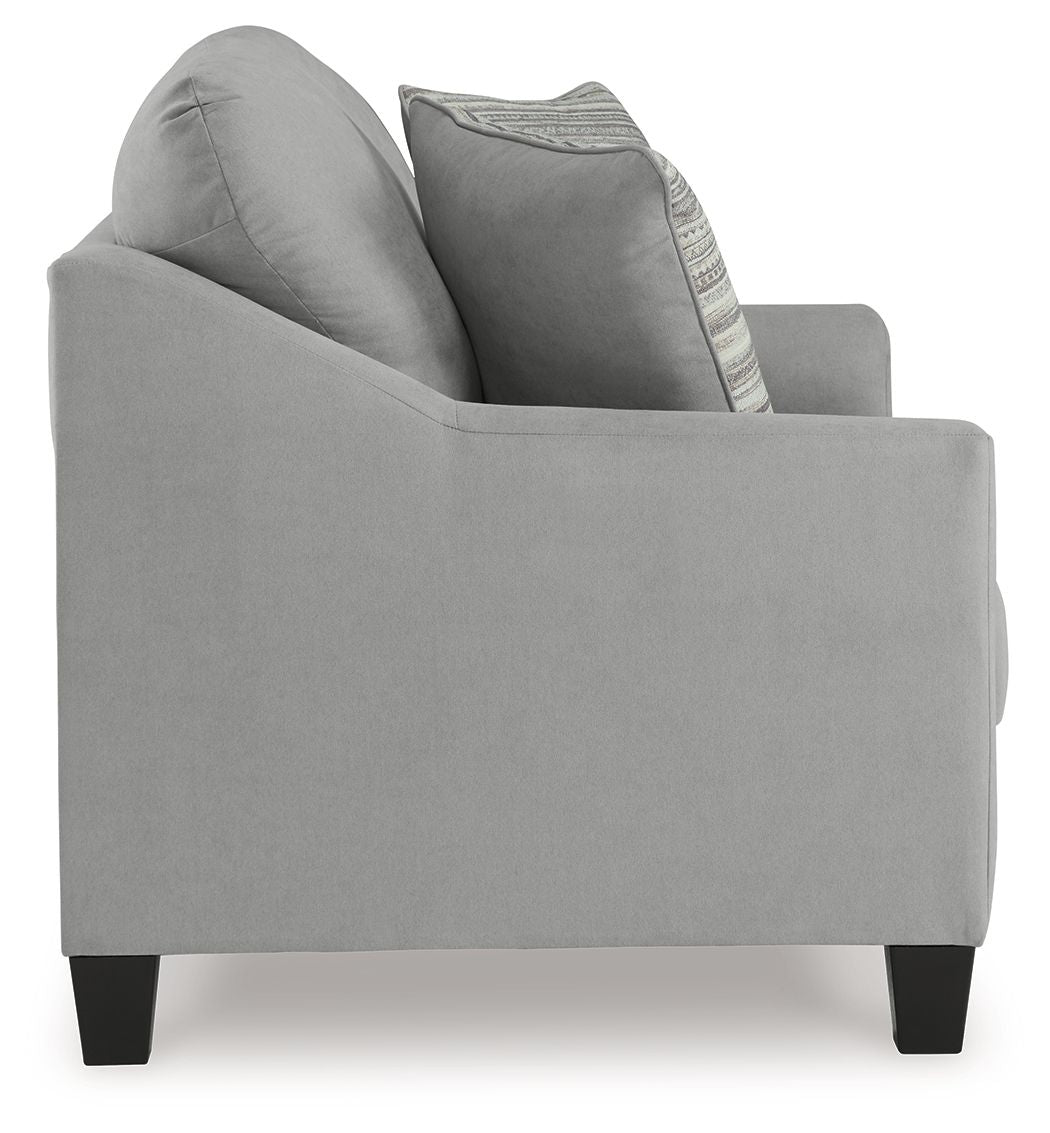 Adlai - Shadow - Loveseat by Signature Design by Ashley® | Bel Furniture