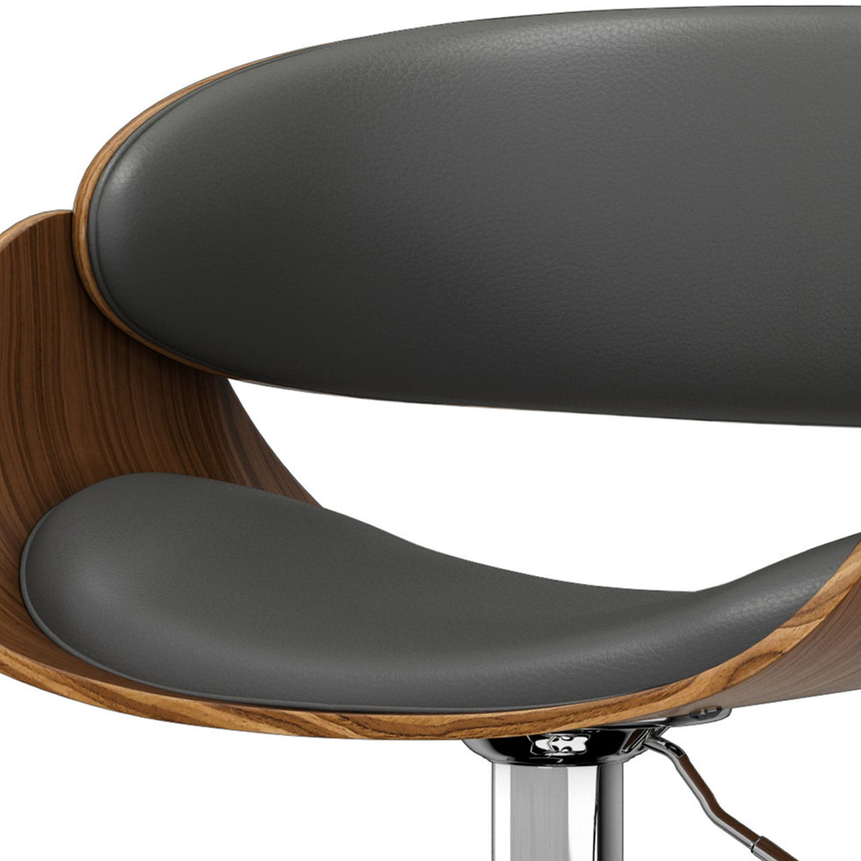 Amery - Mid Century Modern Adjustable Swivel Bar Stool by Simpli-Home | Bel Furniture