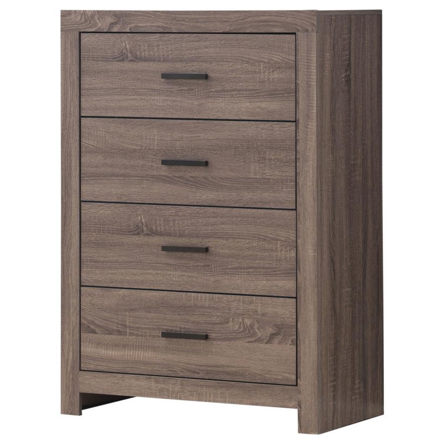 Brantford - 4-Drawer Bedroom Chest by CoasterEveryday | Bel Furniture