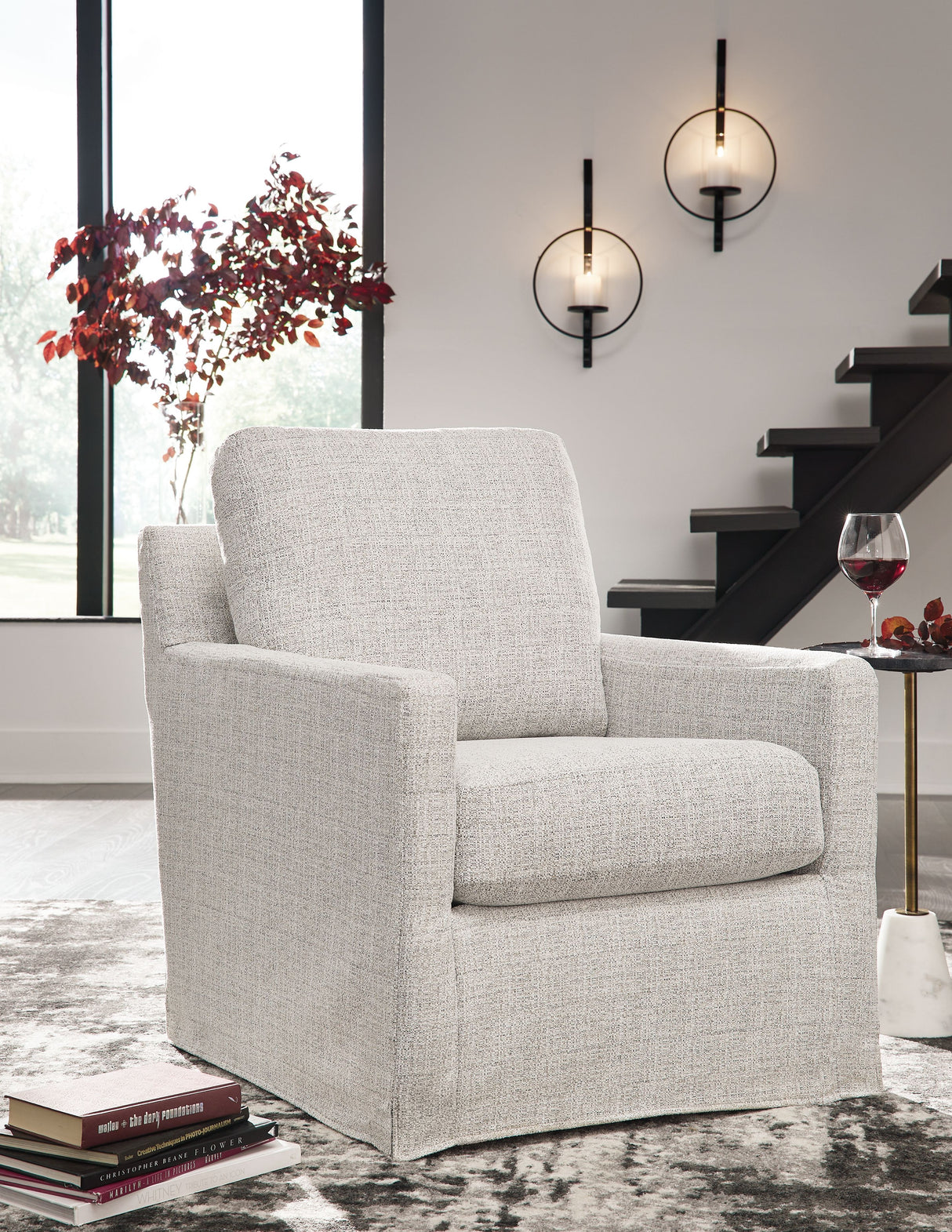 Nenana Next-gen Nuvella - Swivel Glider Accent Chair by Signature Design by Ashley® | Bel Furniture