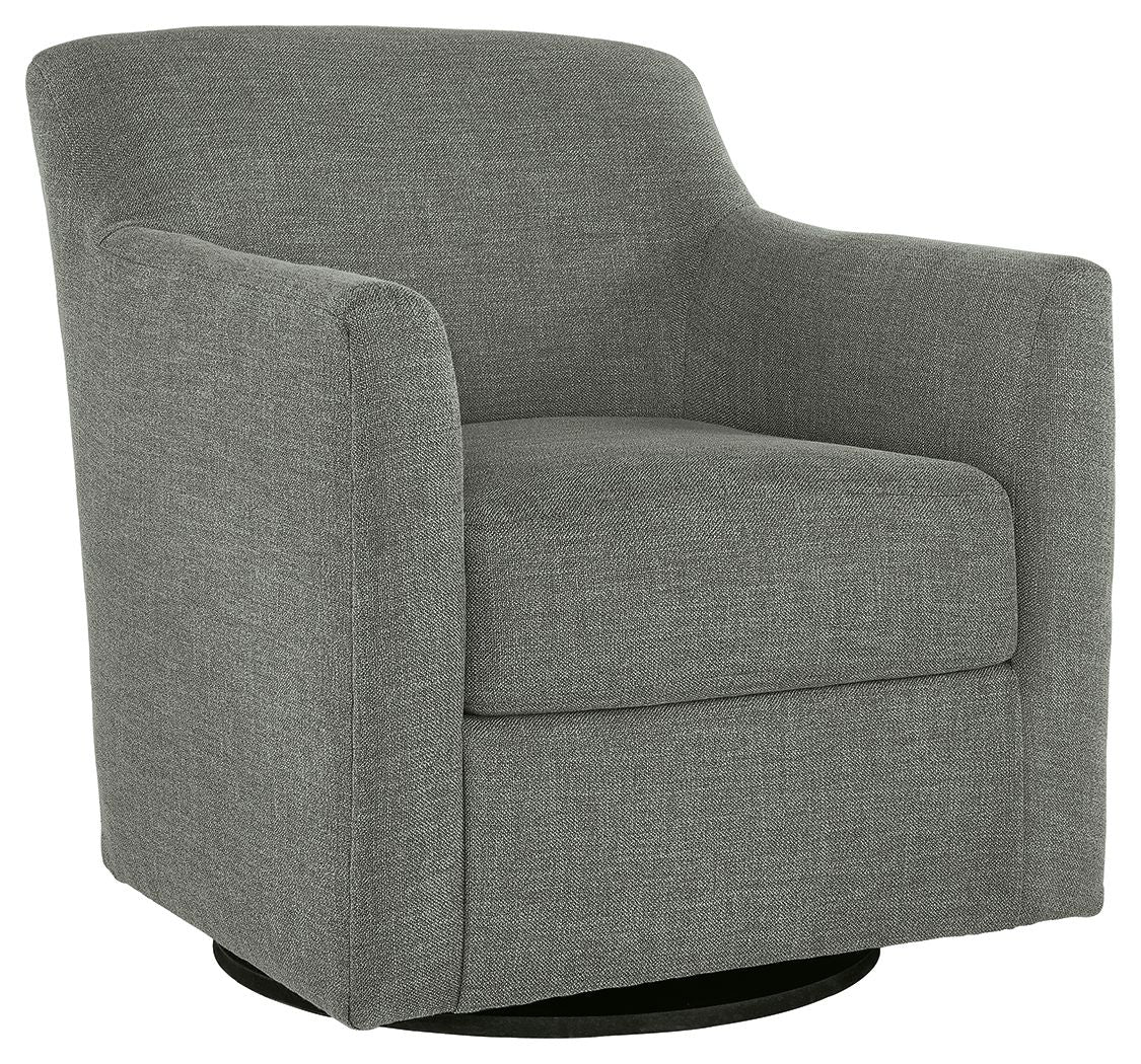 Bradney - Swivel Accent Chair Gray by Signature Design by Ashley® | Bel Furniture
