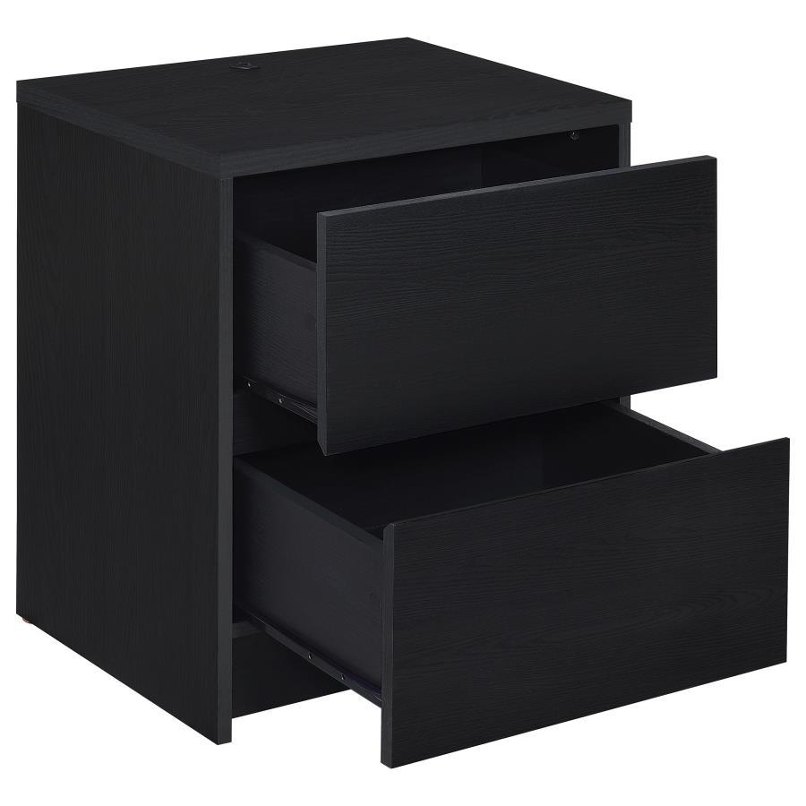 Westpark - 2-Drawer Nightstand LED Lights And USB by Coaster Fine Furniture | Bel Furniture
