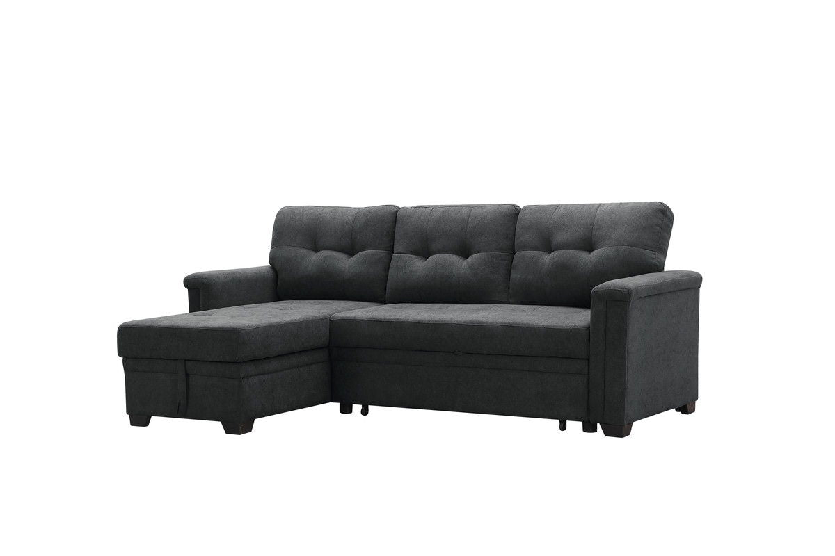 Kinsley - Sleeper Sectional Sofa Chaise With USB Charger And Tablet Pocket