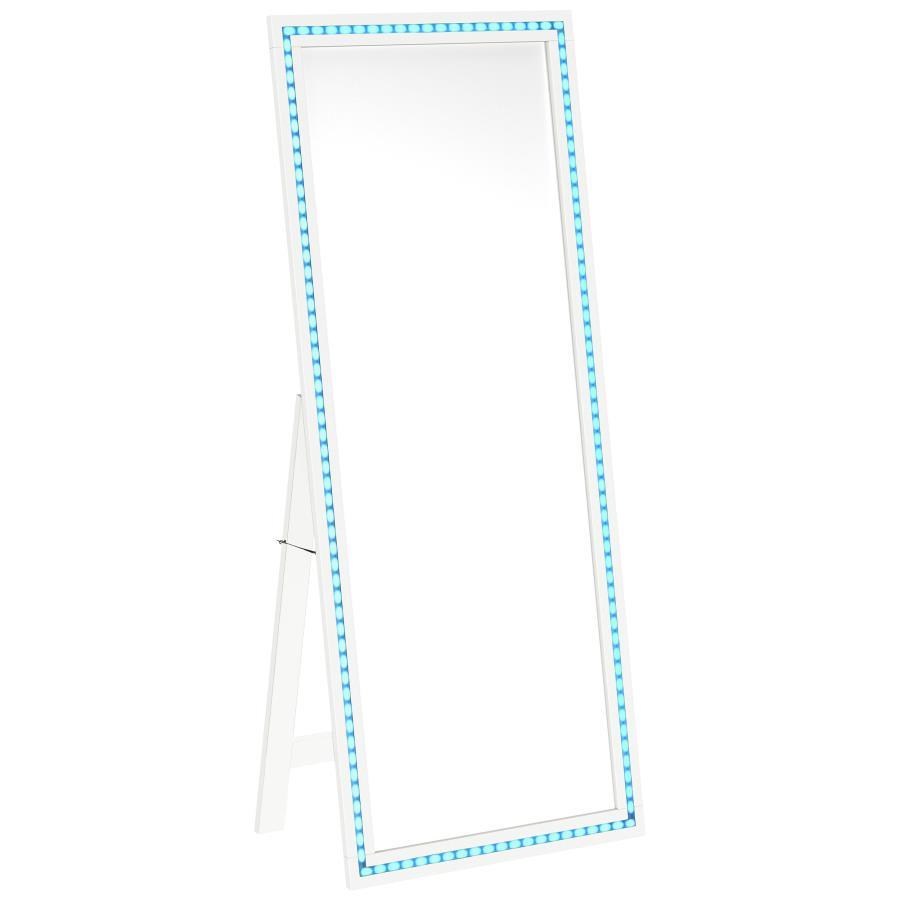 Windrose - Tempered LED Standing Mirror by Coaster Fine Furniture | Bel Furniture
