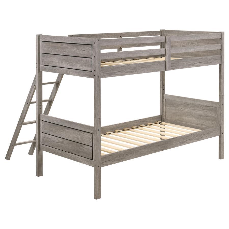 Ryder - Wood Bunk Bed by CoasterEveryday | Bel Furniture