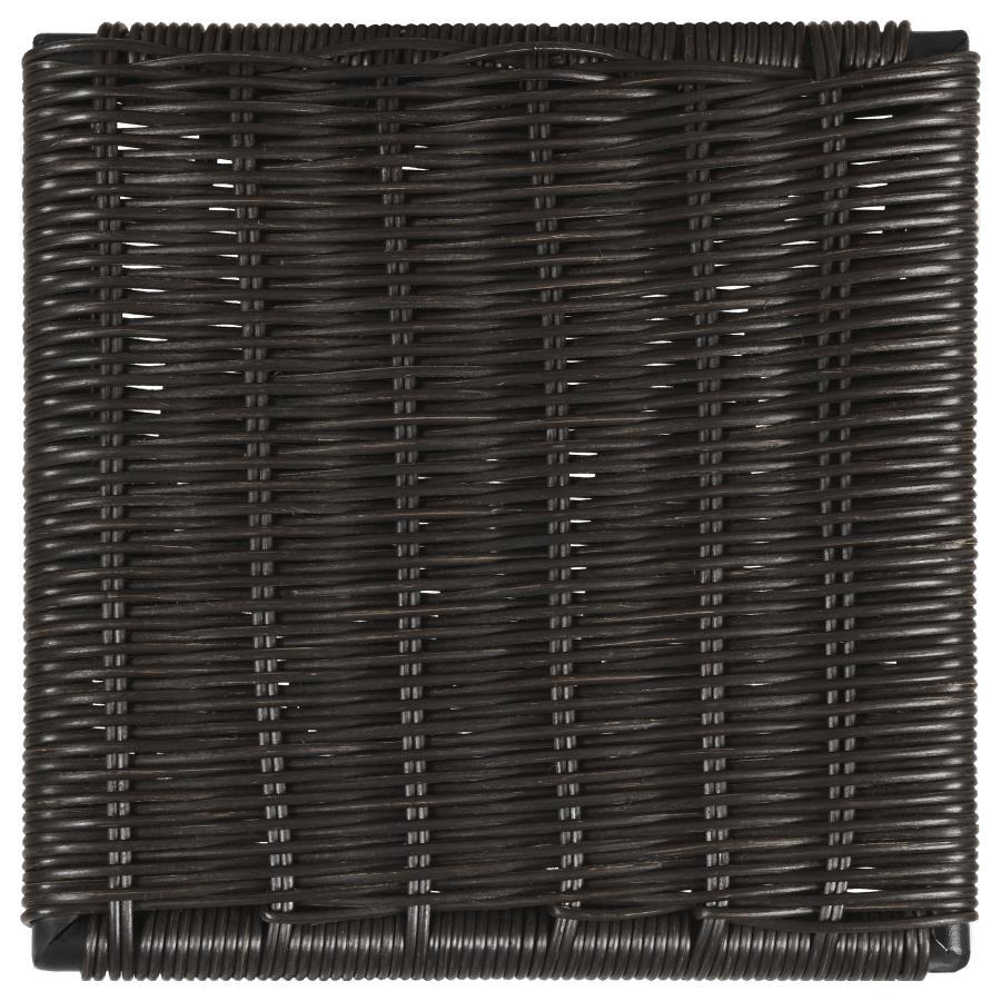 Aviano - 5 Piece Round Glass Top Dining Table Set - Gummetal by Coaster Fine Furniture | Bel Furniture