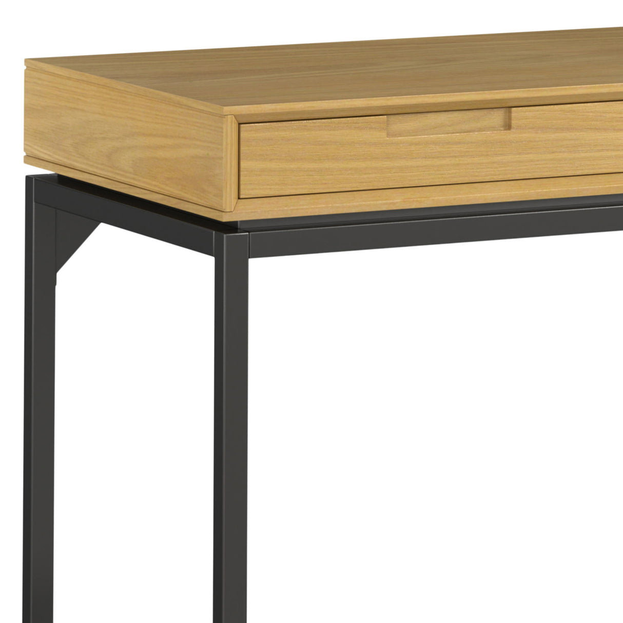 Banting - Mid Century Handcrafted Wide Desk by Simpli-Home | Bel Furniture