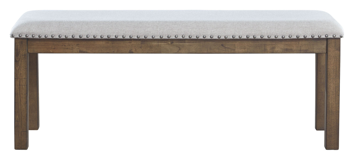 Moriville - Beige - Upholstered Bench by Signature Design by Ashley® | Bel Furniture
