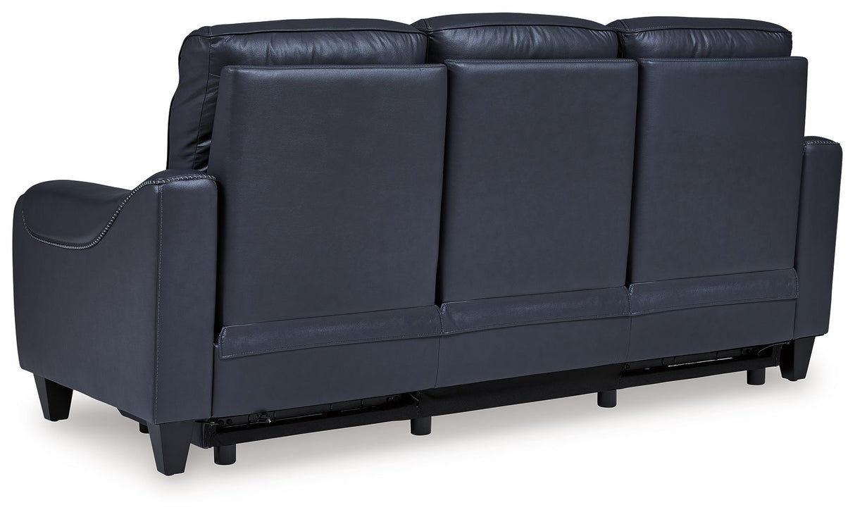 Mercomatic - Power Reclining Sofa With Adj Headrest by Signature Design by Ashley® | Bel Furniture
