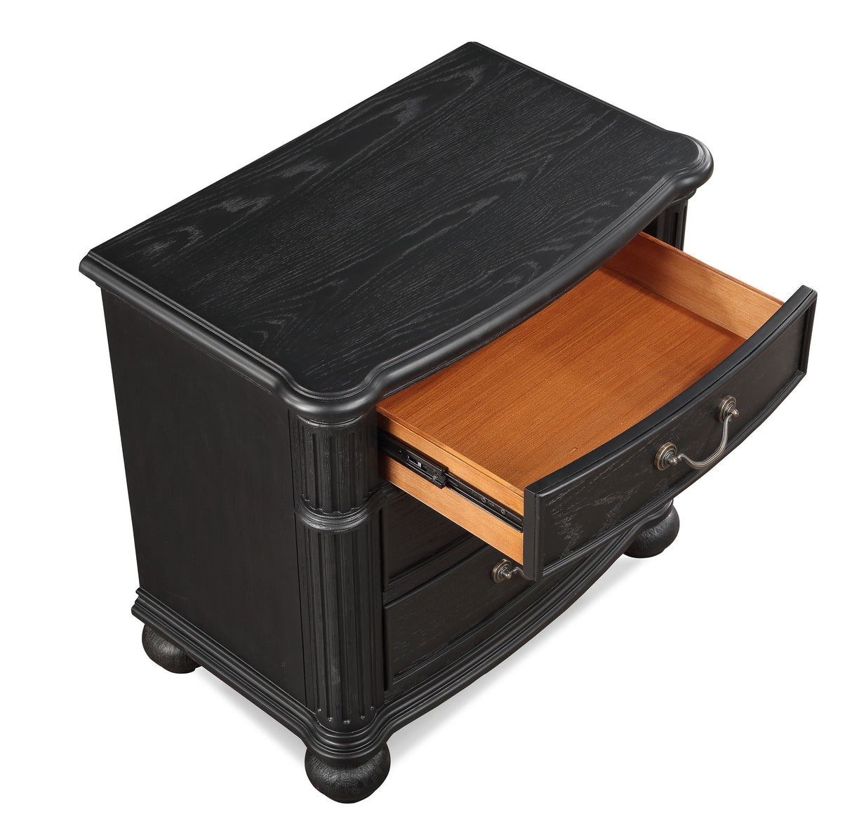 Kingsbury - Nightstand - Black by Crown Mark | Bel Furniture